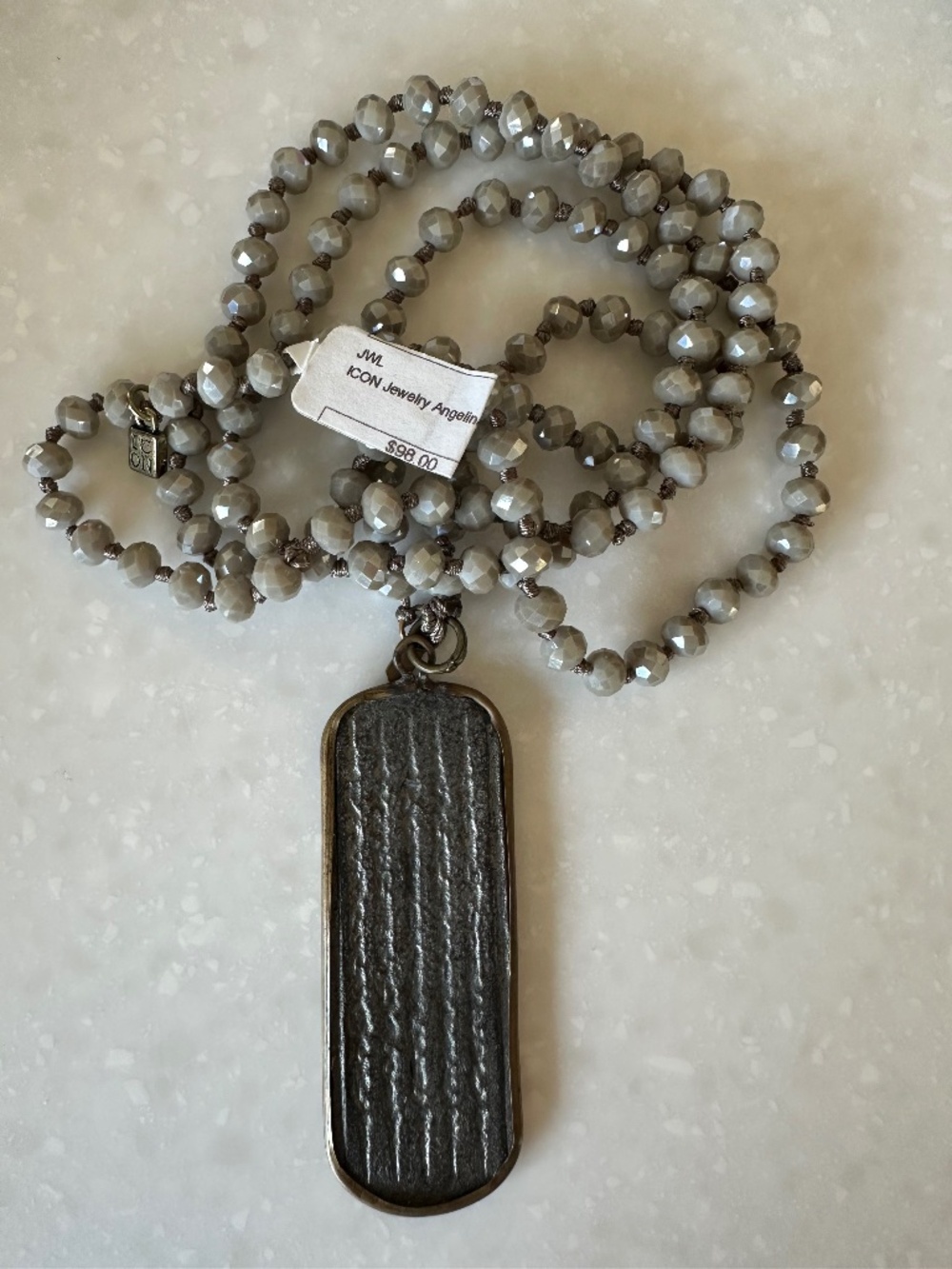 IKON NECKLACE WITH CHARM